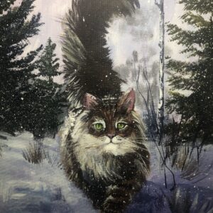 Зимний кот